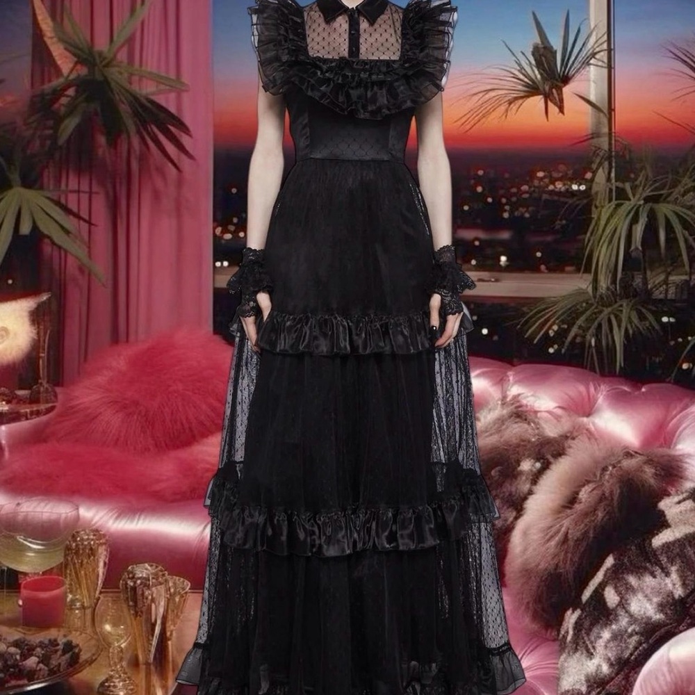 🩷DOLLSKILL WIDOW CELESTIAL EYE MAXI DRESS🩷